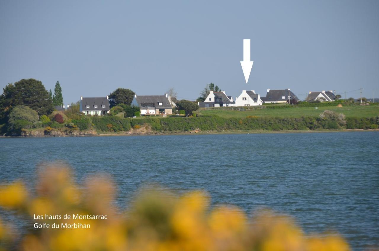 Maison Golfe Du Morbihan - Vue Mer - Plage A 600M - 6 Chambres Séné Zewnętrze zdjęcie
